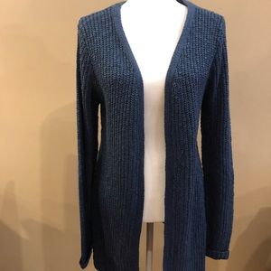 Stitches & Stripes Blue Cover Up Cardigan Layering Sweater, Size S